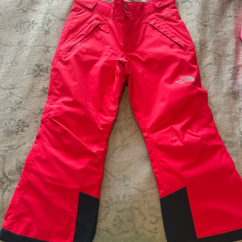 The North Face Kids Bright Red Snow Pants